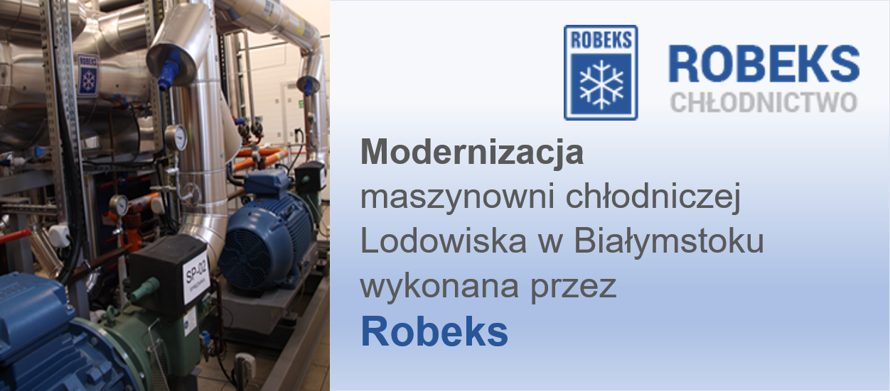 Skuteczne chłodzenie  lodowiska w Białymstoku